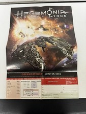 Hegemonia Legions Of Iron Promo Poster Double Sided Dream Catcher 2002 Folded picture