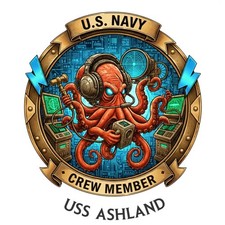 USS Ashland Crew Member USN Veteran LSD Navy Gift Dock Landing 4