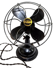 Antique Signal Cool Spot Type 214 Electric Desk Fan WORKS Vintage USA Metal picture