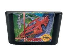 Hard Drivin' (Sega Genesis, 1991) Authentic Racing Game Cartridge Ships Free picture