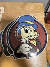 RARE Disney’s California Adventure ACTUAL PARK VINYL DECAL — Jiminy Cricket picture