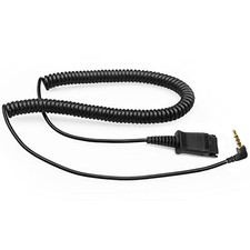 VT 3.5mm-Cable for 4-Pin Plantronic-QD headsets and Smartphones-Mobile - Lapt... picture