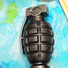 Vintage 1950’s Combat P.G.L. Pat 14210  Hand Grenade Table Lighter picture