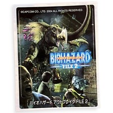 Sony PlayStation 2 PS2 Resident Evil Outbreak File 2 Memory Card Skin Sticker picture
