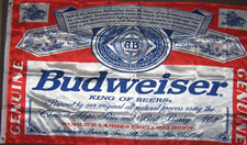 New Budweiser Beer Flag Bud Sign 3x5ft Satin Material USA seller picture