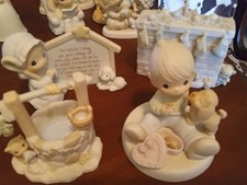 Precious Moments-vintage- group of 4-all of them together for one price-perfect picture