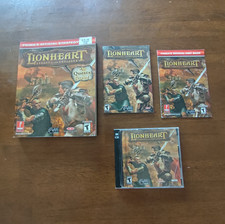 Lionheart Legacy of the Crusader PC 3 Disc+Prima Strategy Guide Hint Book Manual picture