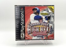 Tested Sammy Sosa High Heat Baseball 2001 (Sony PlayStation 1) Complete In Box picture