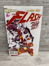 DC Comics The New 52 THE FLASH Mauled by Mob Rule #3 Modern Age January 2012 picture