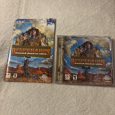 Desperados: Wanted Dead or Alive (PC, 2001) Jewel Case with Manual - TESTED picture