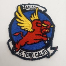 MCAS El Toro California USMC US Marine Corps Air Station CA Patch J3 picture