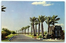 Apache Wells Mobile City entrance postcard, Mesa AZ picture