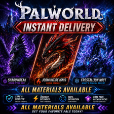🎮 PALWORLD ALL ITEMS/MATERIALS⚡LVL 255 | MAX STATS PALS MODDED⚡PC / Xbox / PS5 picture