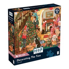 The House of Puzzles - Decorating The Tree Jigsaw - Big 500 Piece Jigsaws picture