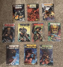Vtg Dark Horse Predator Comic ( Lot of 10) Cold War Big Game Race War Batman picture