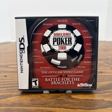 World Series of Poker 2008 (Nintendo DS Game) Complete-Tested & Works picture