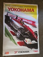 Toyota F1 Atlantic Championship 37 x 26 Promo Yokohama Poster Used Condition picture