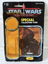 STAR WARS JAWA POTF CARDBACK W/ ATTCH BUBBLE KENNER VINTAGE 1984 ANH ESB ROTJ picture