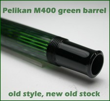 PELIKAN SOVEREIGN M400 OLD STYLE GREEN BARREL + PISTON PART FOUNTAIN PEN REPAIR picture