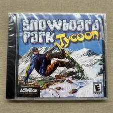 Snowboard Park Tycoon (PC CD-ROM 2002 NEW) Activision Business Sim Simulation + picture