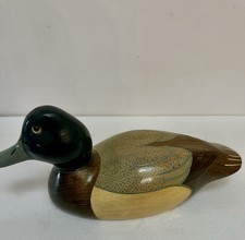 C Quast Wooden Bird Original Hadley Co. USA Carved Wood Decoy Canada Goose VG picture