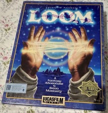 LOOM PC 1990 5.25 disks. Sealed copy of Book Of Patterns. Cassette. Complete. picture
