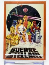 2021 Star Wars Galaxy GP-18 Global Posters Guerre Stellari Italy Orange /25 picture