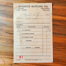 Grapette Bottling Co. Chattanooga TN 1955 Donald Duck picture
