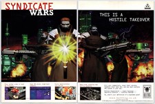 Syndicate Wars - PC Game - Vintage Original Print Ad/Poster Promo Art 1996 picture
