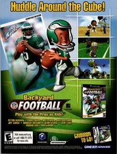 NFL Backyard Football (2002) - GameCube, GBA - Print Ad/Mini Poster Promo Art picture