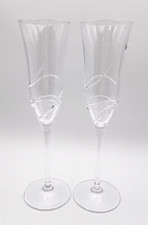 Waterford Ballet Ribbon Essence Champagne Flutes 10 3/4