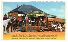 Vintage West Texas Amreica's last Frontier PostCard. BPC picture