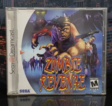 ZOMBIE REVENGE ( Sega Dreamcast, 2000 ) w/ manual book/CIB, disc CLEAN & tested picture