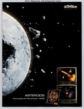 Asteroids PlayStation Activision Classic Arcade Space Shooter 1998 Advertisement picture
