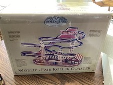 Mr. Christmas worlds fair tornado roller coaster. New belt .SEE VIDEO picture