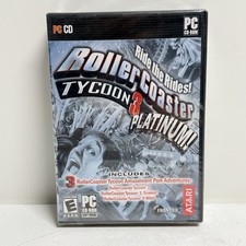 RollerCoaster Tycoon 3 Platinum (PC, 2004) • Brand New Sealed picture