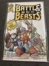 Battle Beasts #1 Blackthorne Publishing Comic 1988 Newsstand Vintage NICE COPY picture
