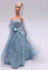 2001 Barbie Porcelain Hallmark Ornament Club Exclusive picture