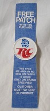 NEW RARE VINTAGE ME AND MY RC COLA SEW ON PATCH THAT CAME FREE WITH PURCHASE picture