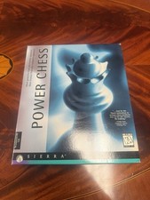 Power Chess SIERRA Vintage 1996 RARE factory Sealed Big Box PC Sealed picture