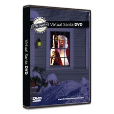 Virtual Santa in Window Christmas Digital Decoration DVD picture
