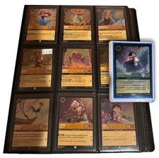 Disney Lorcana First Chapter complete foil set PLUS Mickey Playful Sorcerer D23 picture