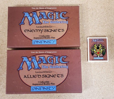 MTG Magic Limited Edition Allied, Enemy, Arcane Signets AR Pinfinity 11 pins picture