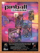 1995 Pinball Illusions PC Original Advertisement / Retro Promo v1 picture