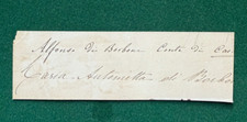 Prince Alfonso Bourbon Count Caserta & Wife Two Sicilies Antique Royal Autograph picture
