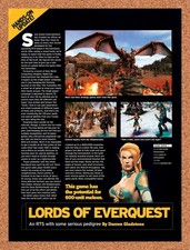 2003 Lords Of EverQuest PC Original Advertisement / Retro Promo vr4 picture