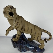 Vintage Chinese Shiwan Ware Growling Tiger Sculpture picture
