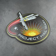 3D Printed Space Mission Sign Wall Decor Astronaut Sci-Fi Handmade Display Plaqu picture