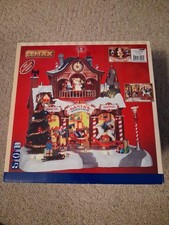 Lemax Sights & Sounds Santa’s Workshop Illuminated Christmas #35558 (NO CORD) picture