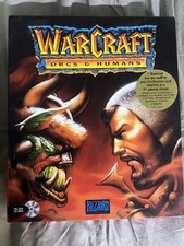 WarCraft Orcs & Humans Big Box, MS-DOS CD, Booklets, Blizzard Entertainment 1994 picture